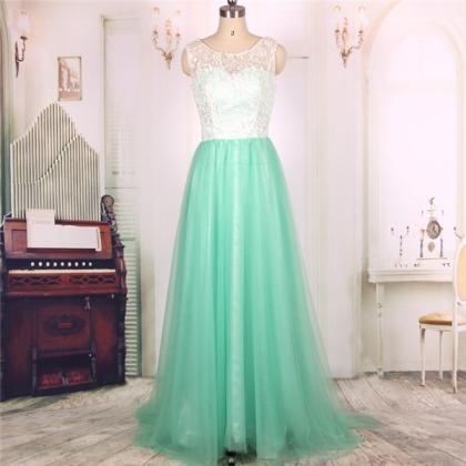 2016 A Line Ivory Lace Wine Turquoise Tulle Long..