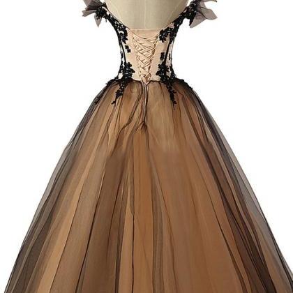 Custom Ball Gown Prom Dress, Long Prom..