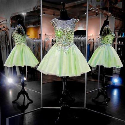 Sage Green Prom Dress,short Prom Dress,junior Prom..