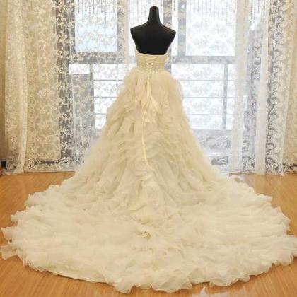 Ivory Wedding Dress, Wedding Dress Sweetheart,..