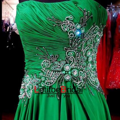 Green Prom Dress,formal Dress,prom Dress..