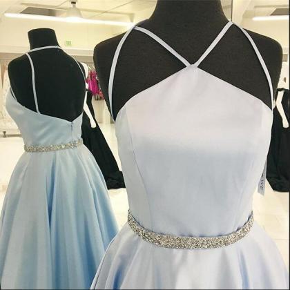 Prom Dresses,prom Gown,light Blue Prom Dress,prom..