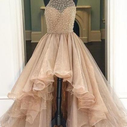 Prom Dress,champagne Prom Dress,prom Gown,prom..