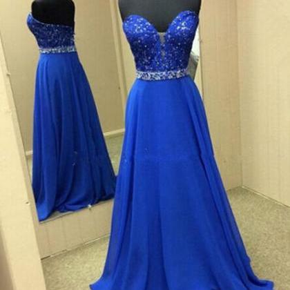Lace Prom Dress, Prom Dress,prom Gown,royal Blue..