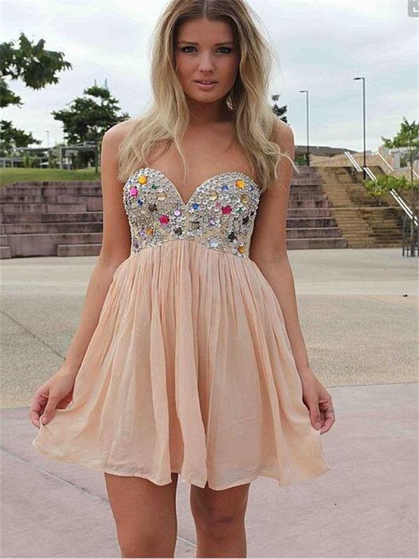 Pink Junior Evening Dress