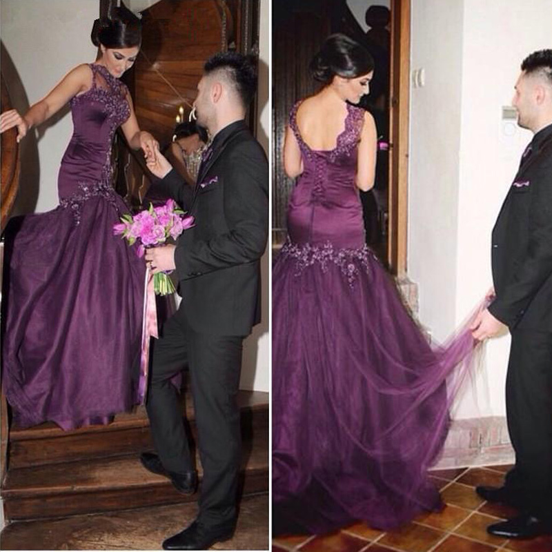 Mermaid Purple Dress