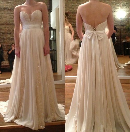 Champagne Prom Dress Elegant