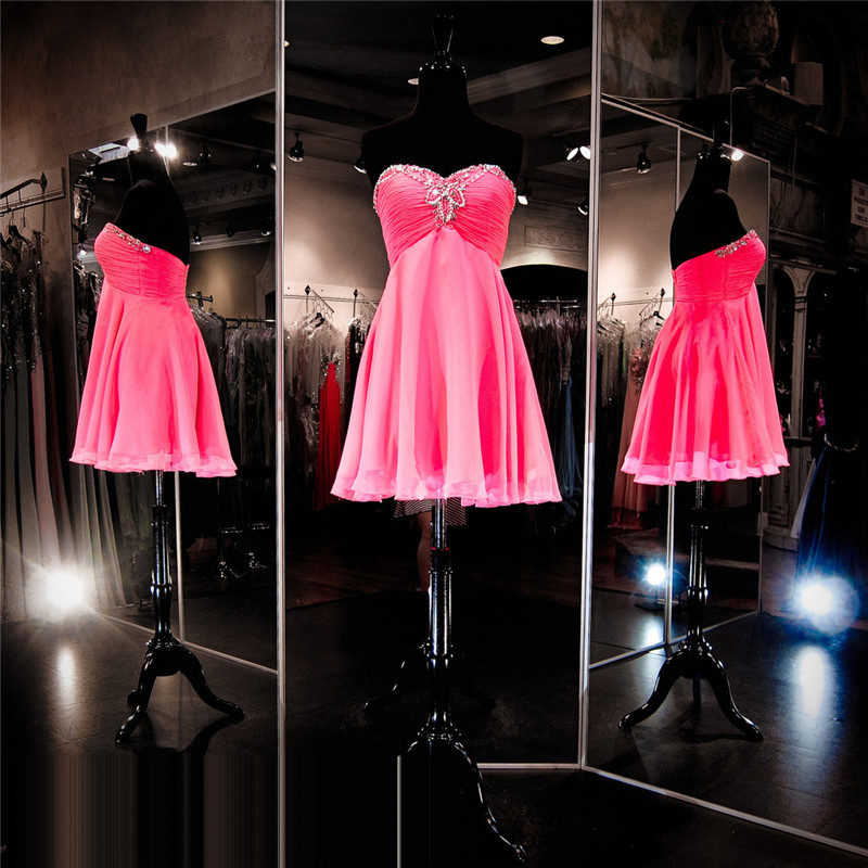 Pink Prom Dress,short Prom Dress,simple Prom Dress, Prom Dress,prom Dress 2016, Homecoming Dress, 8th Grade Prom Dress,holiday Dress, Pink