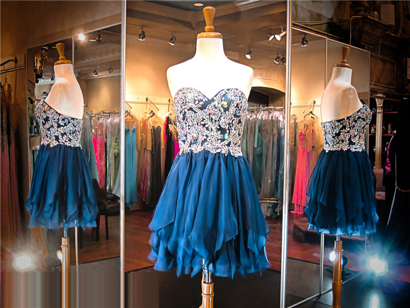 Navy Blue Prom Dress,short Prom Dress,junior Prom Dress, Prom Dress,prom Dress 2016,sparkle Prom Dress, Sexy Prom Dress,prom Dress Short,