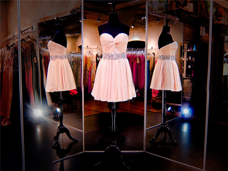 Pink Prom Dress,short Prom Dress,junior Prom Dress, Prom Dress,sweetheart Prom Dress,simple Prom Dress, Sexy Prom Dress, Pink Homecoming Dress,