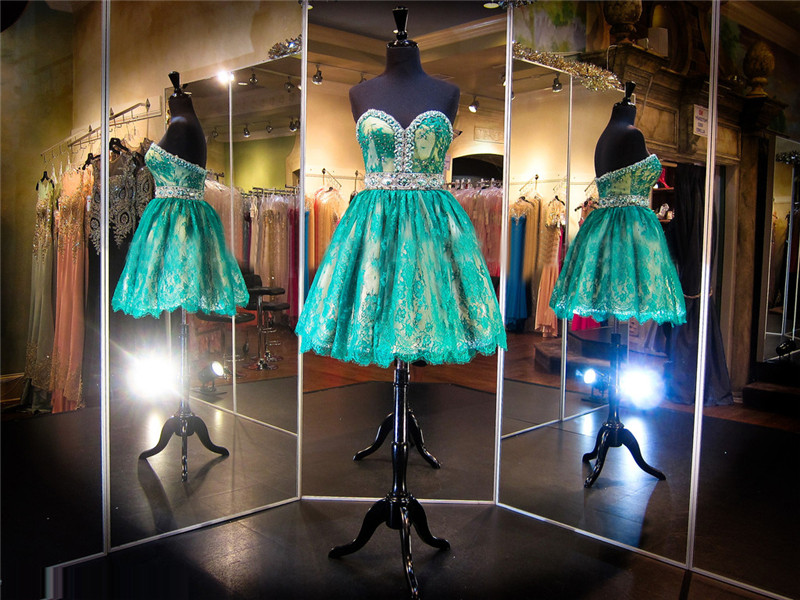 Green Prom Dress,short Prom Dress,junior Prom Dress, Prom Dress,lace Prom Dress,simple Prom Dress, Sexy Prom Dress, Green Homecoming Dress, 8th