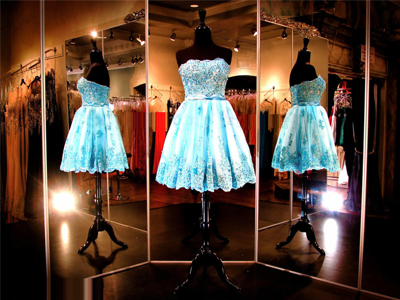 Aqua Prom Dress,short Prom Dress,junior Prom Dress, Prom Dress,tulle Prom Dress, Sexy Prom Dress, Aqua Homecoming Dress, 8th Grade Prom