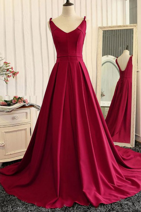 Burgundy Prom Dress, Prom Dress Long, Spandex Prom Dress, Wine Red Prom Dress, Prom Dress 2022,prom Evening Dress,prom Dress A Line, Prom Dress