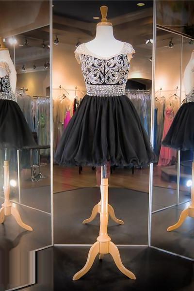 Black Prom Dress,short Prom Dress,sparkle Prom Dress, Prom Dress,prom Dress 2016,backless Prom Dress, Sexy Prom Dress, 8th Grade Prom Dress,black
