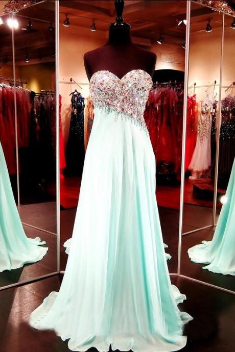Mint Green Prom Dress,junior Prom Dress, Prom Gown,prom Dress 2017,long Prom Dress, Sweetheart Prom Dress,prom Dress Mint, Mint Homecoming Dress,