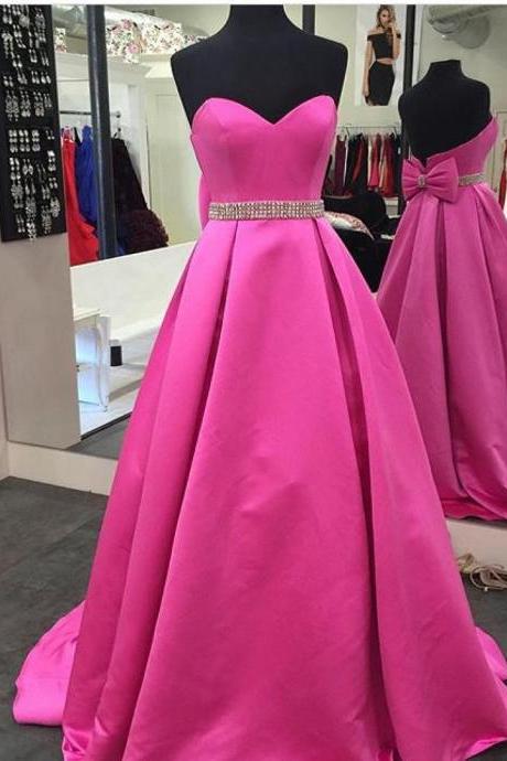 Prom Dresses, Prom Gown,Hot Pink Prom Dress,Prom Dress Long,Prom dress Cheap,Formal Dress,Evening Dress RT0082