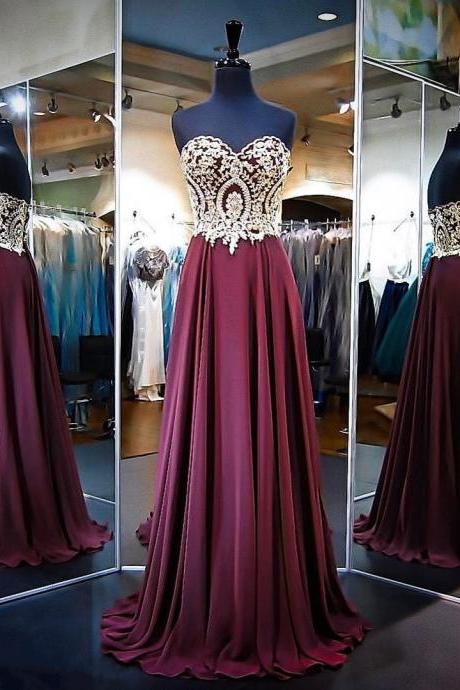 Prom Dresses,Prom Gown,Dark Purple Prom Dress, Long Prom Dress,Prom Dress with Gold Lace, Prom Dress Cheap,Formal Dress,Evening Dress,Custom Plus size RT0124